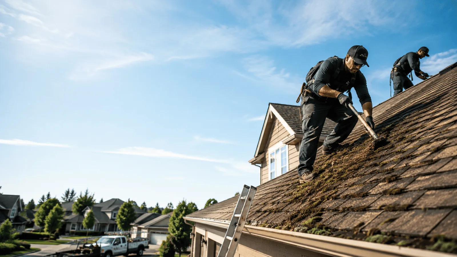 Roof Moss Removal in New Lothrop, MI near me